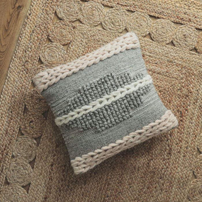 クッション プフ モロッコ オットマン スツール ナチュラル モロッカン 四角形 北欧 アジアン おしゃれ かわいい 雑貨 座椅子 インドプフ ナチュラルレイヤード 約60x60cm クッション グラム