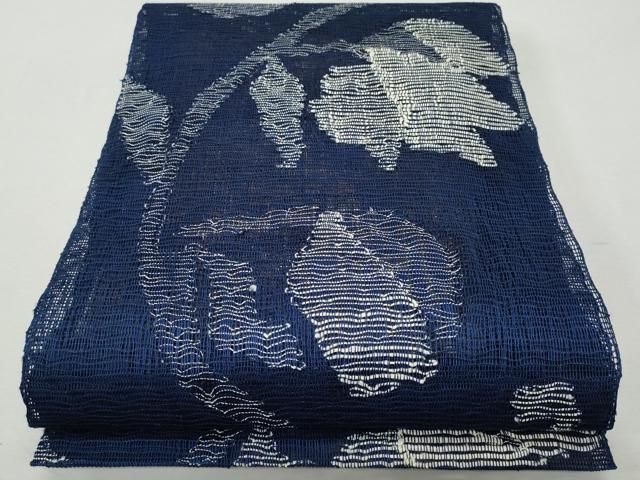 名古屋帯 本場筑前博多織 献上柄 乳白色 O-5443