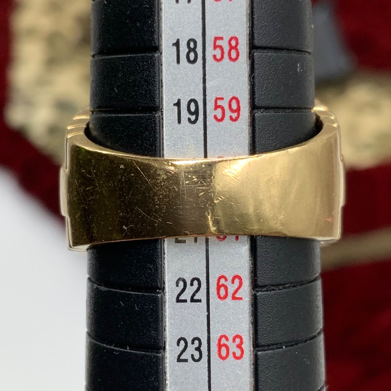 K24 ツバルホースコイン付リング K18 12.9g 約20.5号 - メルカリ
