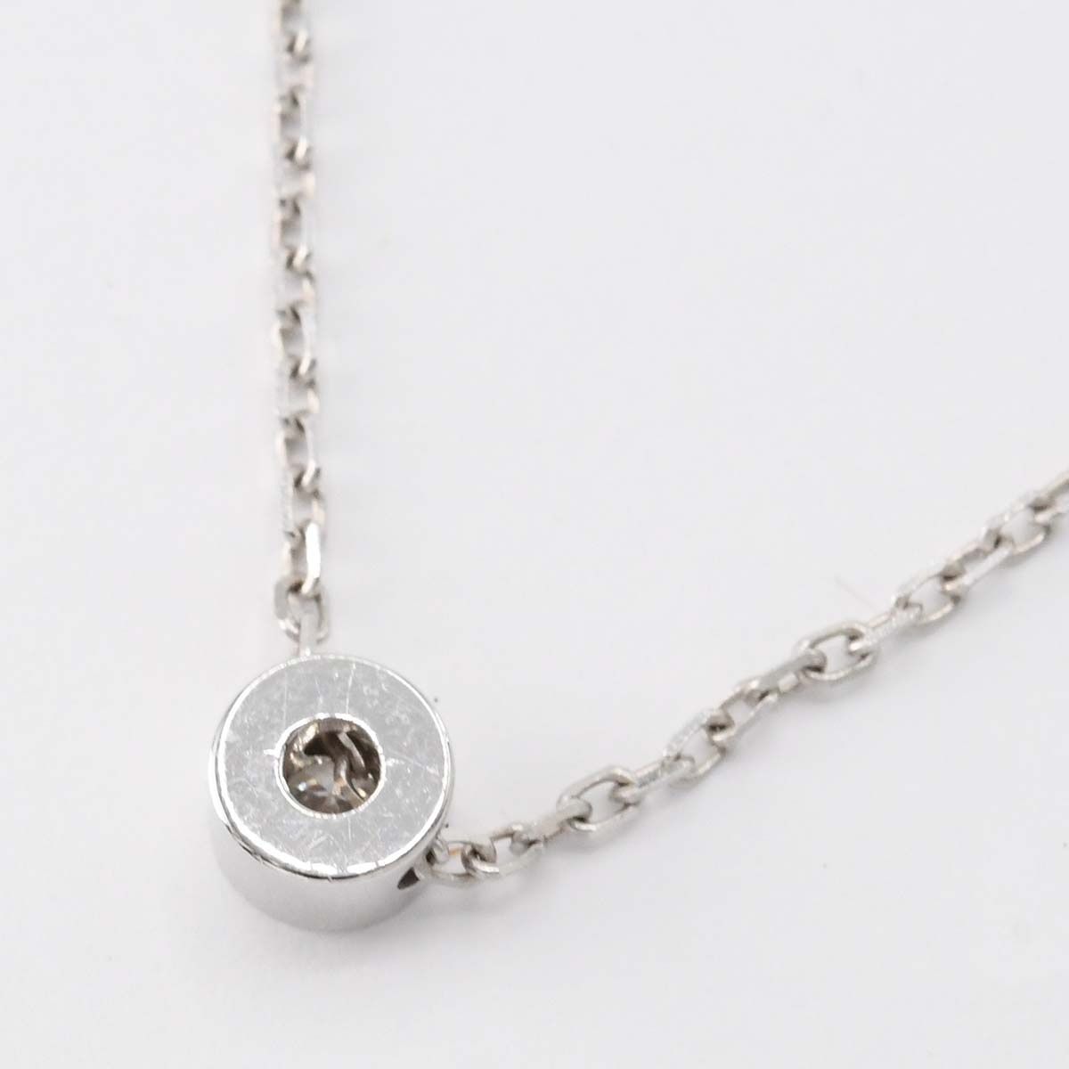 GUCCI グッチ ネックレス K18WG ゴールド 約3.6g アクセサリー 箱有 19k318-701