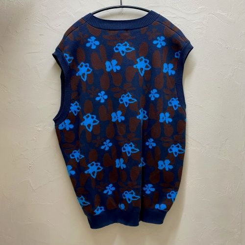 TTT MSW ティー 23SS FLOWER CAMO KNIT VEST SIZE XL 【代官山11 