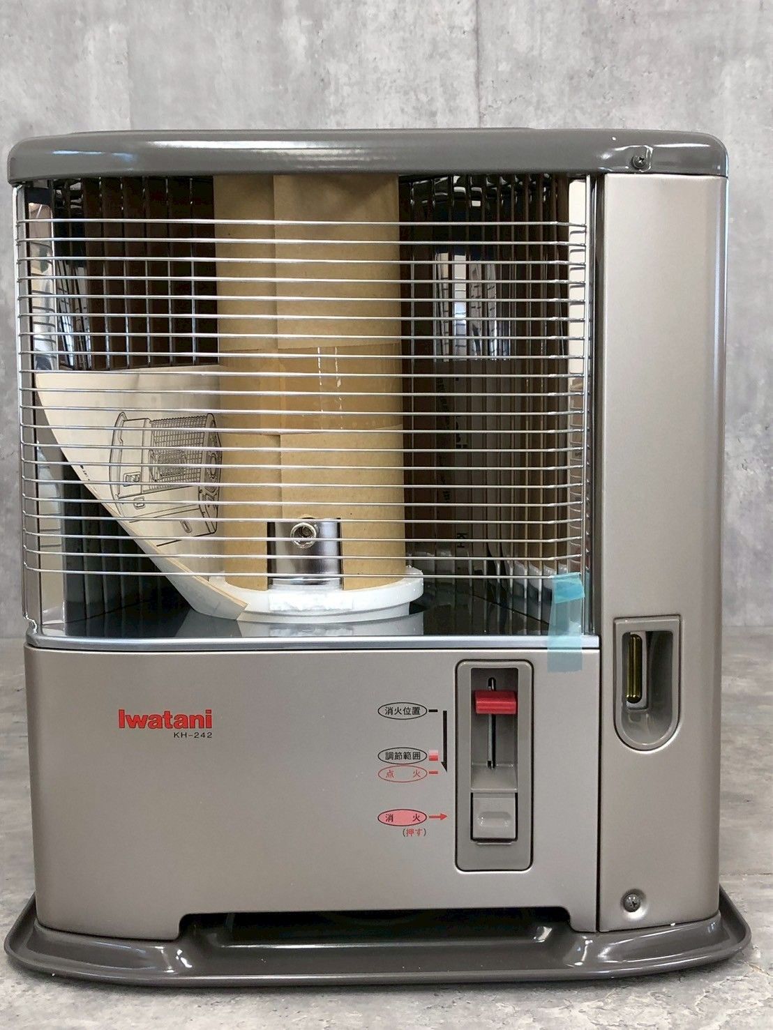 Iwatani KH-242 メタリックゴールド 石油ストーブ イワタニ 暖房 自然通気形開放式石油ストーブ