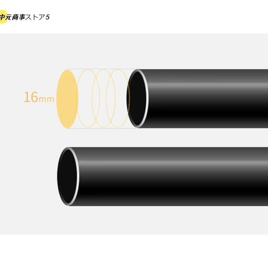 ハンガーラック フック付き 衣類収納 洋服掛け 高耐荷重 大容量 頑丈 2段 シンプル ナチュラル パイプハンガー MARWIL-DEMENAGEMENTS_CH