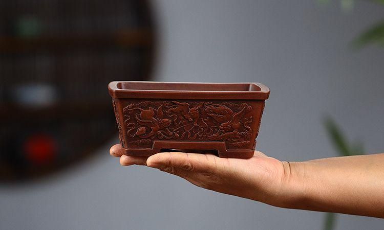 紫砂鉢 正方形鉢 中国宜興 盆栽鉢 植木鉢 小品盆栽鉢 大品盆栽鉢 中国宜興 紫砂鉢 盆栽鉢 植木鉢 小品盆栽鉢 大品盆栽鉢 - メルカリ