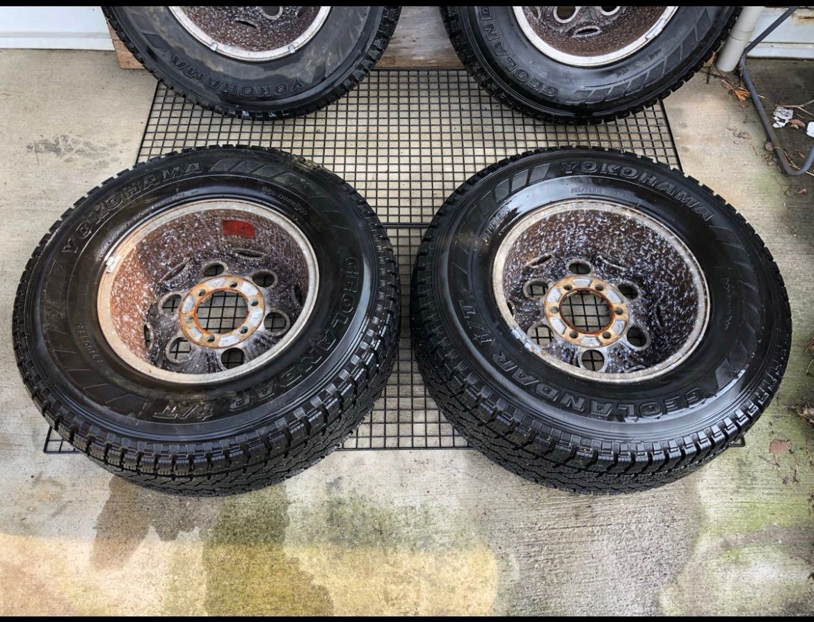 三菱 パジェロ 純正 265/70R16 7J＋10 ホイール　タイヤ　 4本 三菱 パジェロ 純正 265/70R16 7J＋10 ホイール タイヤ 4本