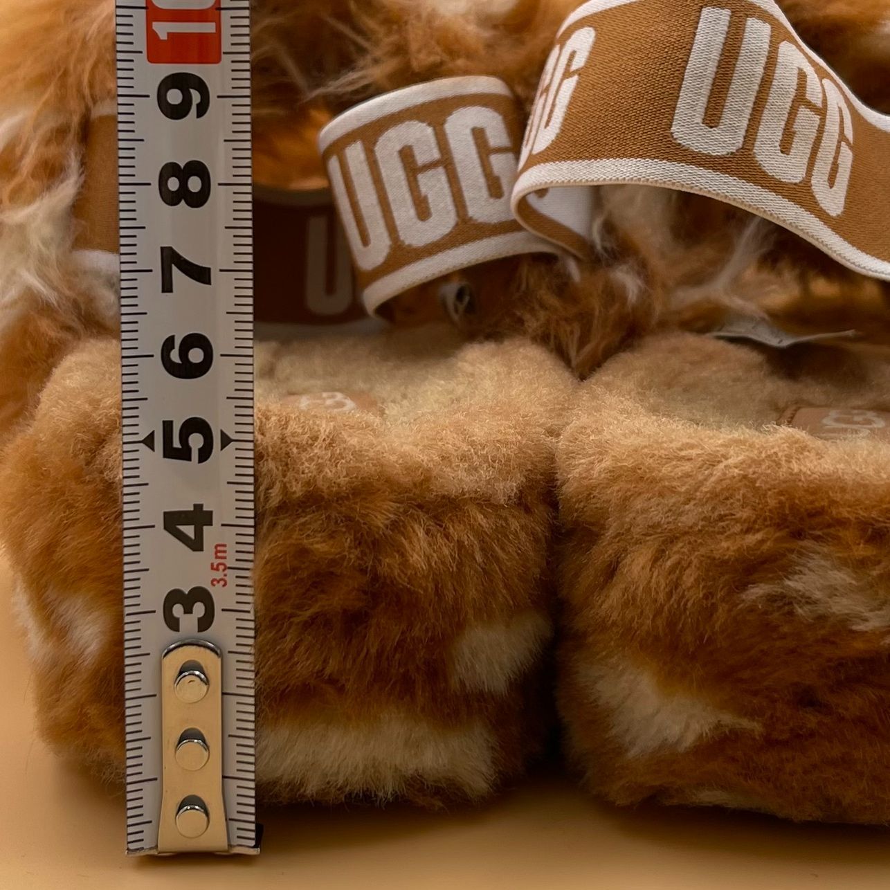 24cm】UGG アグ ファー サンダル/Oh Yeah Spots オーイヤー