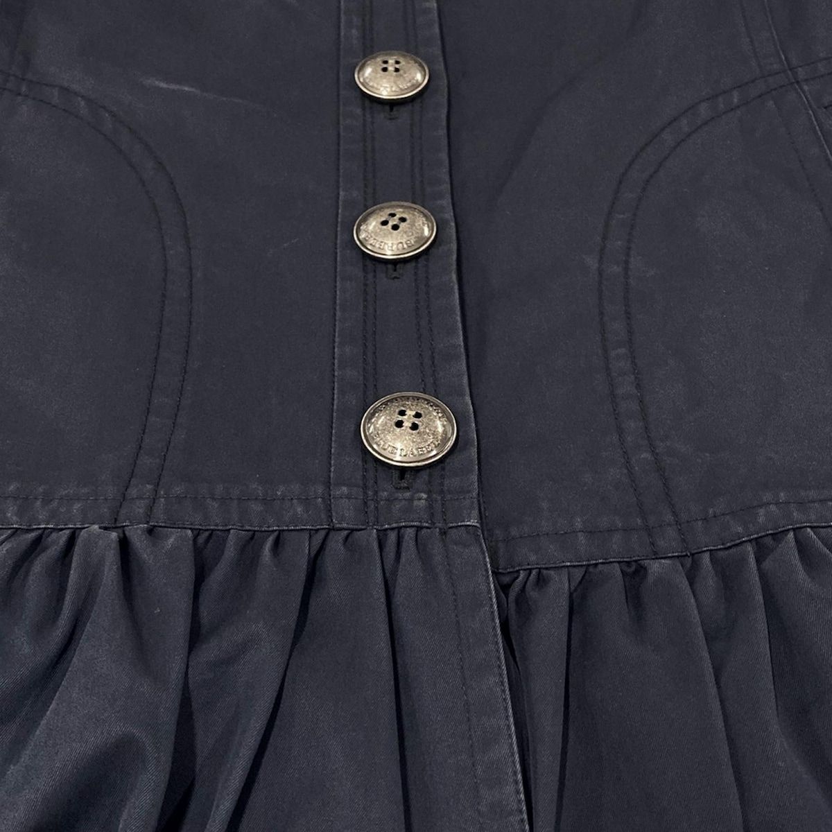 Burberry Blue Label バーバリーブルーレーベル コート サイズ38 M レディース - ネイビー 長袖 春 秋 SIROKUMA-CORPORATION_COM