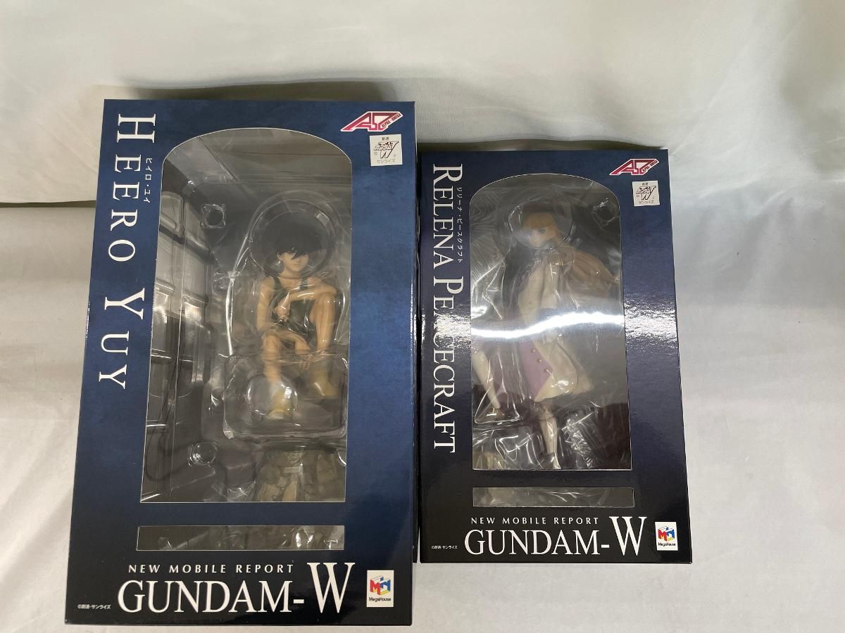 アルファオメガ ヒイロ・ユイ リリーナ・ピースクラフト1/8 PVC製塗装