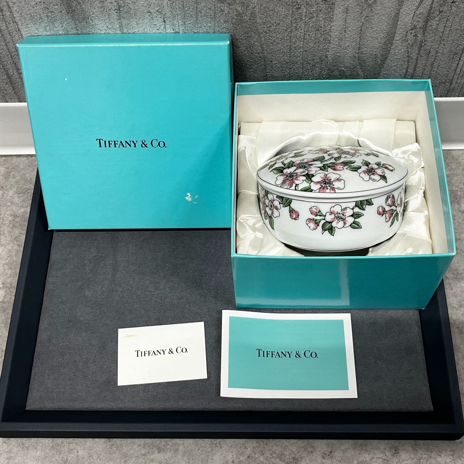 ◎J237【未使用】 TIFFANY&Co. ボンボニエール 日本限定 2001年 桜