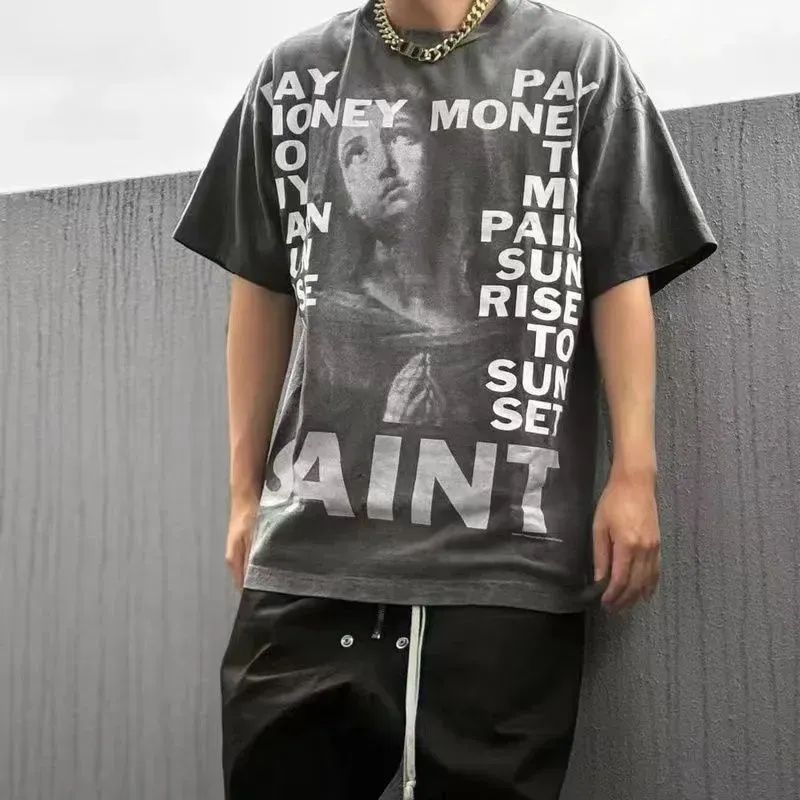 【新品】 Saint Michael PTPセントマイケル ロンT XL セントマイケル×PTP ロゴプリントロングスリーブXL