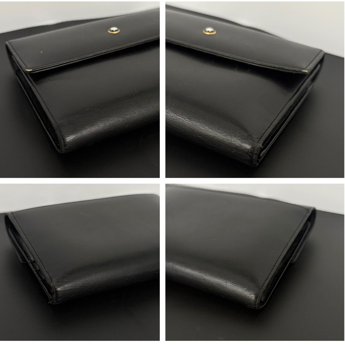 モンブラン MONTBLANC 財布 三つ折り レザー ホワイトスター 小銭入れ