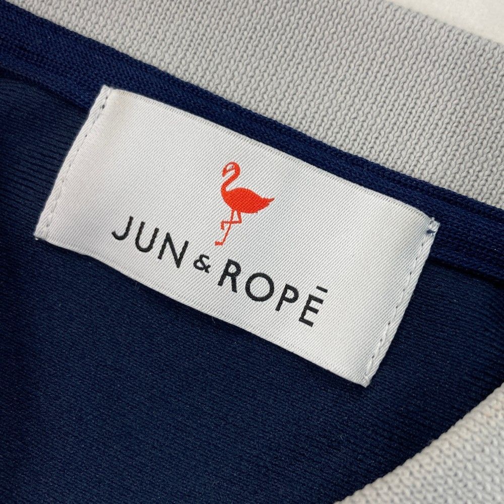 サイズ：M JUN&ROPE ジュン アンド ロペ 半袖ポロシャツ