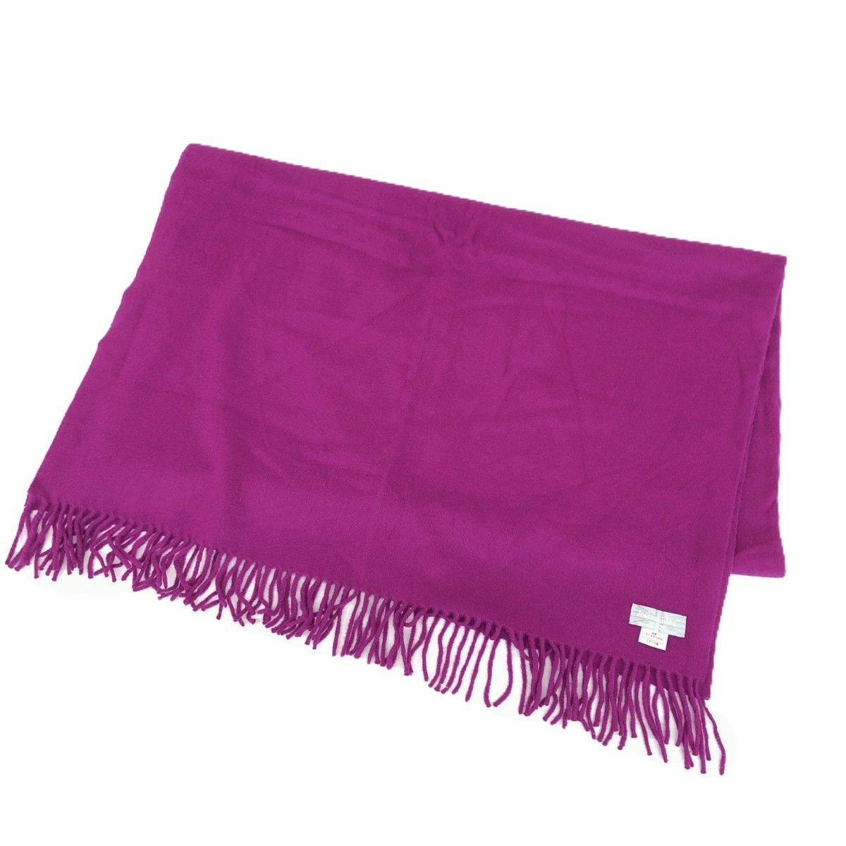 Joshua Ellis ジョシュアエリス カシミヤ大判ストール パープル