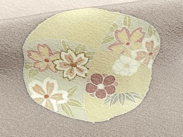 平和屋着物▽訪問着　単衣　花蝶丸文　金彩　正絹　逸品　AAAZ9307fy 平和屋着物▽訪問着 単衣 花蝶丸文 金彩 正絹 逸品 AAAZ9307fy - メルカリ