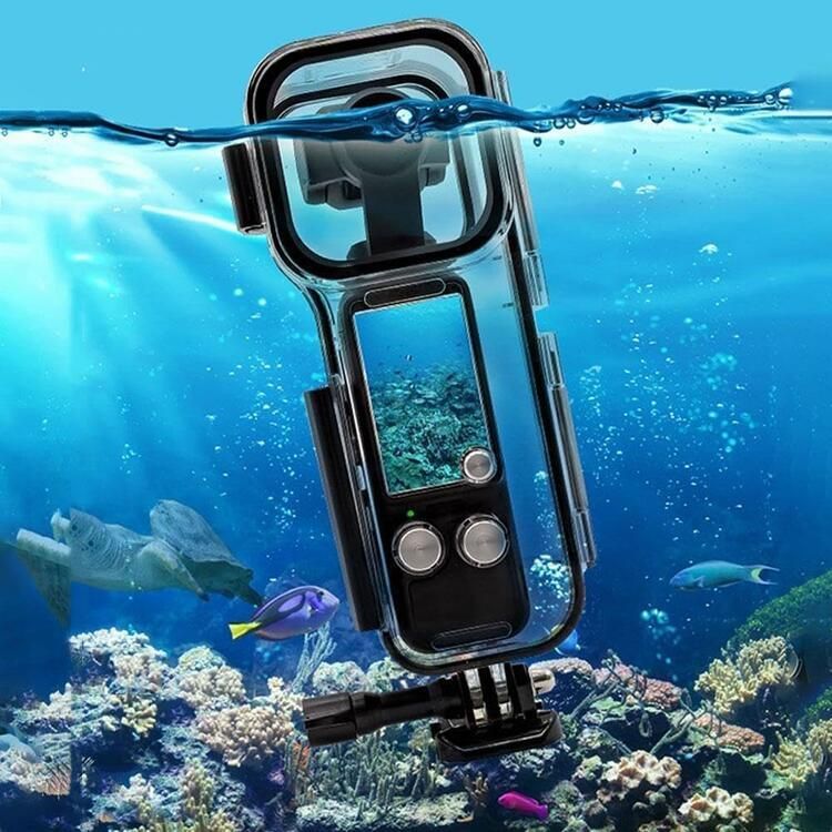 DJI Osmo Pocket 3/ポケット3用 PC素材 防水ケース アダプタ