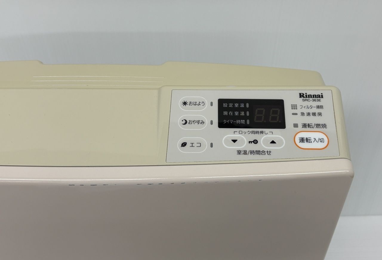 送料無料 リンナイ プロパンガス用 ガスファンヒーター SRC-363E 2015