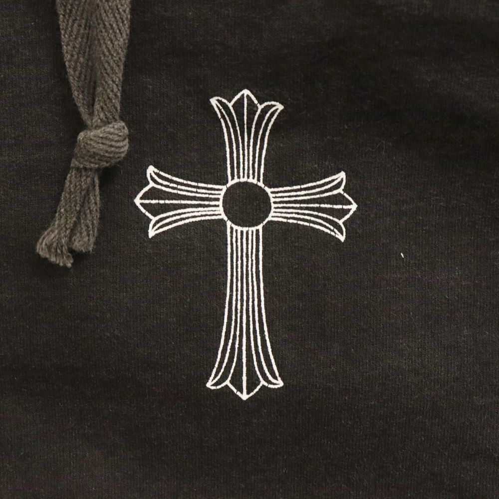 CHROME HEARTS (クロムハーツ) OLD ラージクロスプリント ジップアップ