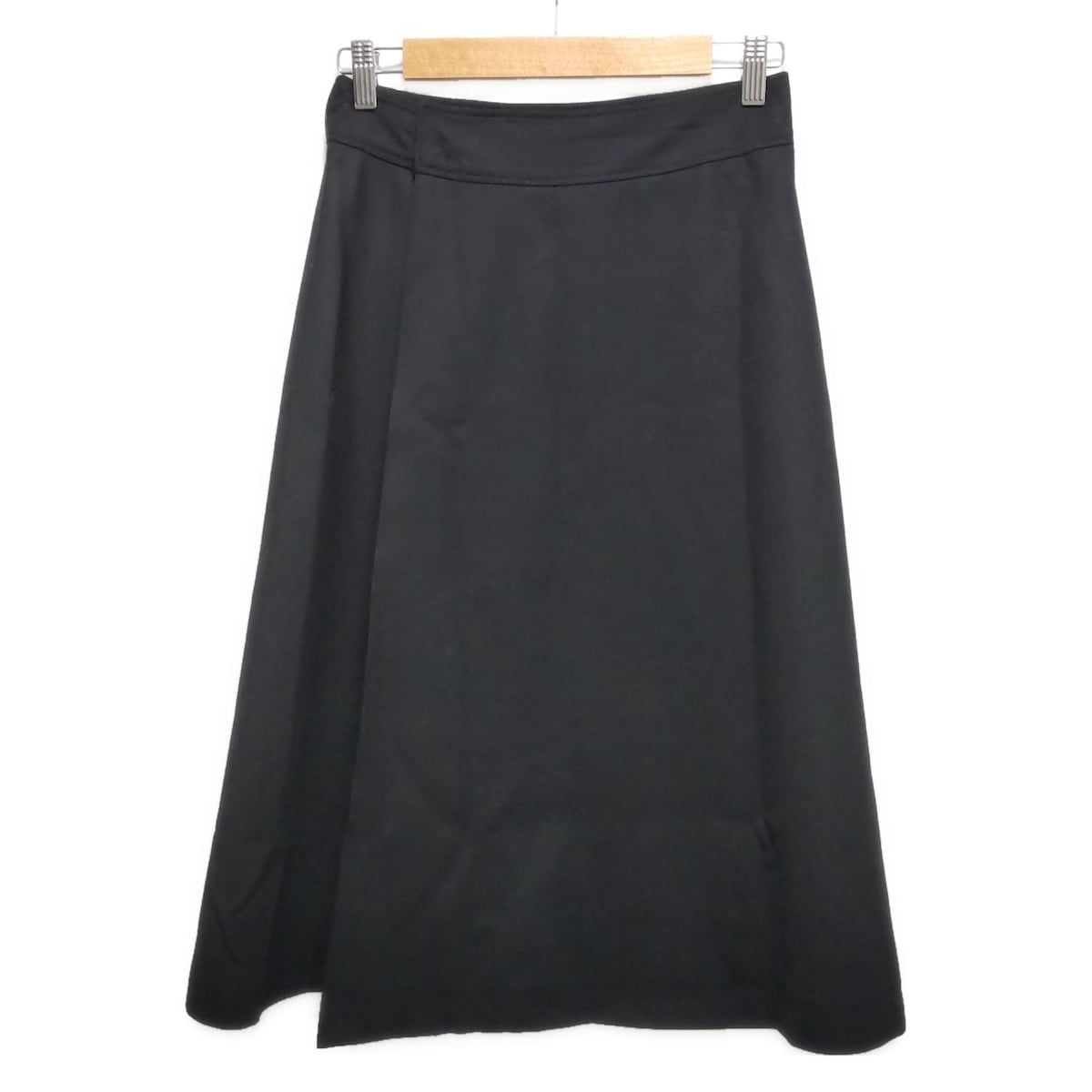 theory ブラック デザイン スカート 美品 人気 セオリー セオリー Theory スカート WOOSTER CREPE KNIT PLEAT （ブラック