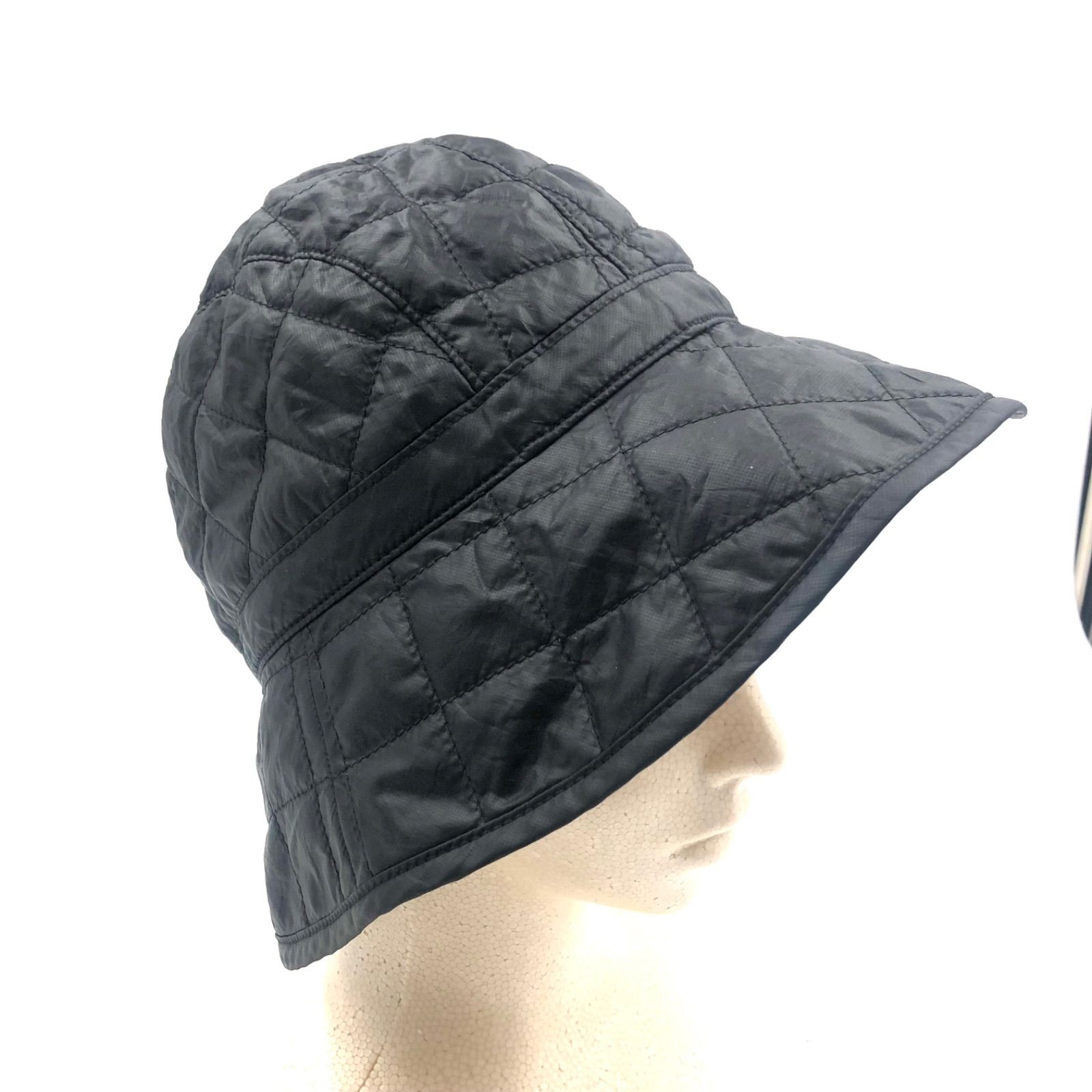 BURBERRY GOLF バーバリーゴルフ バケットハット ブラック×裏地
