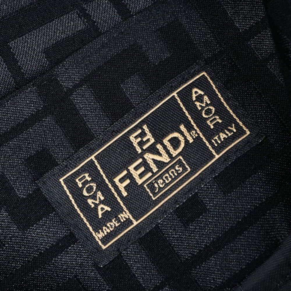 FENDI イタリア製 ヴィンテージ ズッカ柄 ステンカラーコート