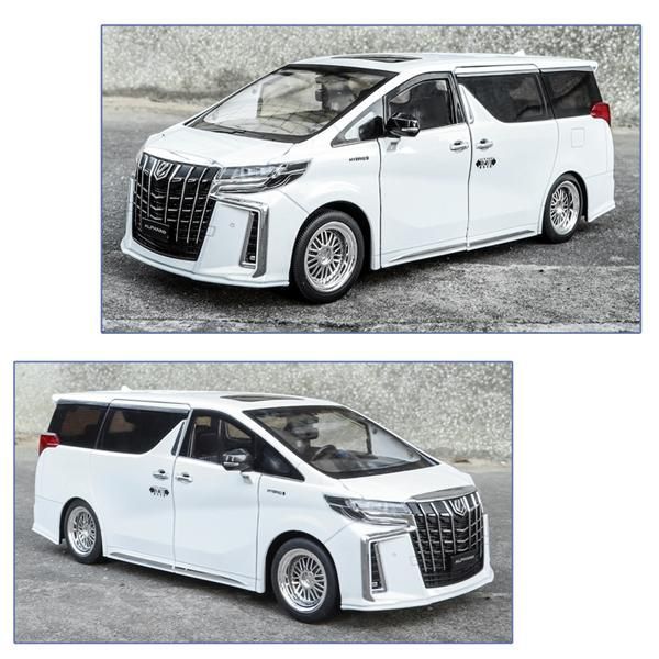 1/18 ALPHARD 2023 30系後期 ブラック アルファード ディスプレイベース付 電動スライドドア TOYOTA トヨタ ミニカー -  メルカリ