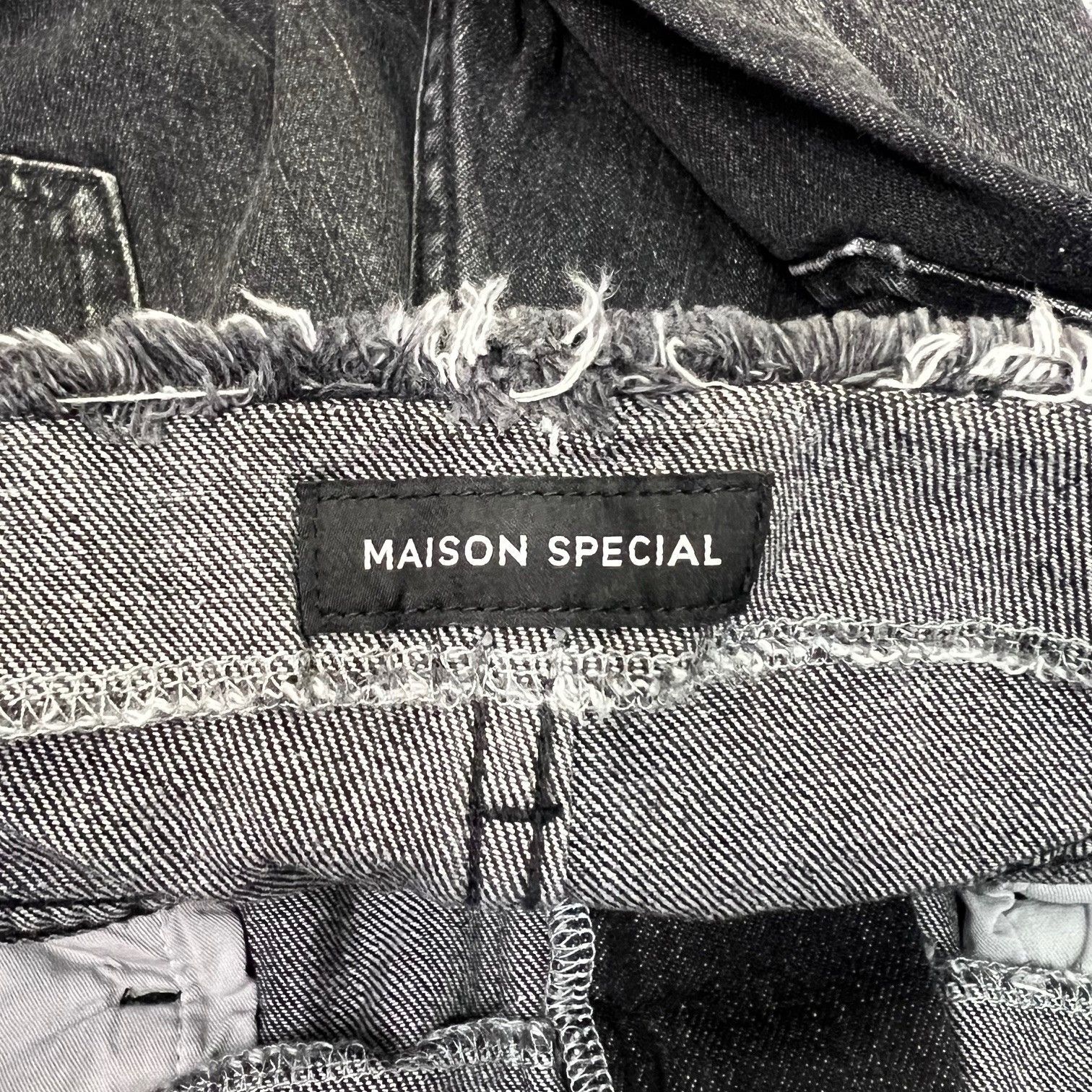 参考上代19800円 未使用品 MAISON SPECIAL Gradation Wide Denim Pants 