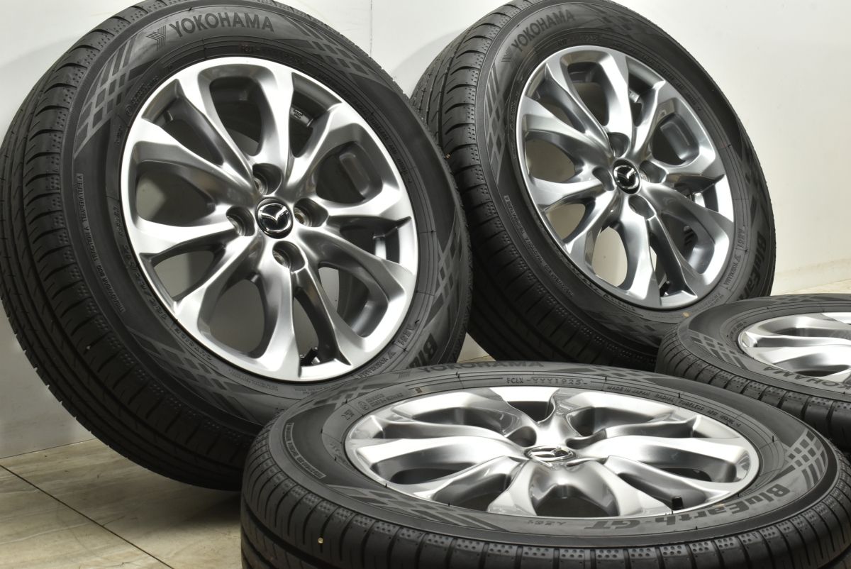 製 バリ溝 マツダ MAZDA2 純正 15in 5.5J 40 PCD100 ヨコハマ ブルーアースGT AE51 185 65R15 デミオ 流用 ノーマル戻し 可