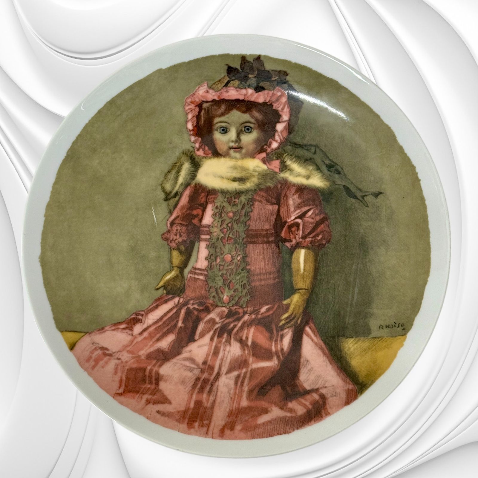 鳴海 ナルミ 皿 プレート 飾皿 小磯良平