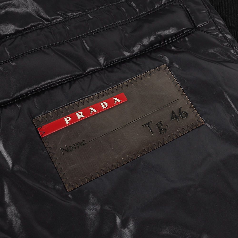 PRADA ブラック ナイロンジャケット Tg 46 PRADAスポーツ PRADA SPORTS