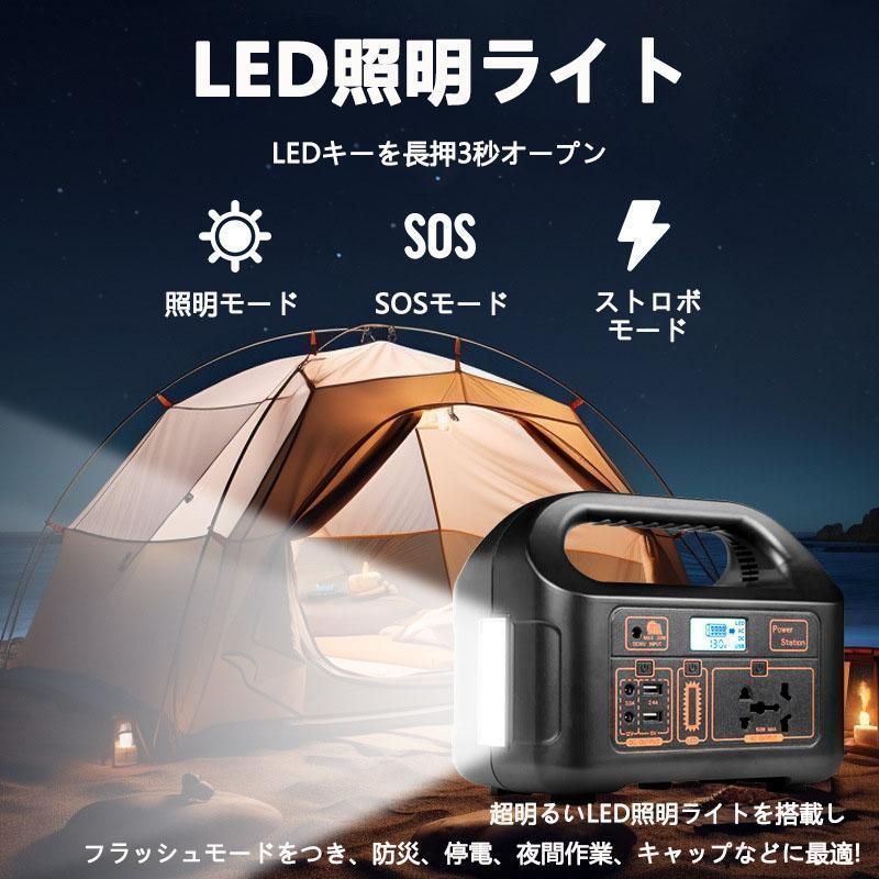 ポータブル電源 大容量 36000mAh/150W 蓄電池 家庭用 車中泊 停電 キャンプ アウトドア 防災グッズ ポータブルバッテリー 軽量 小型