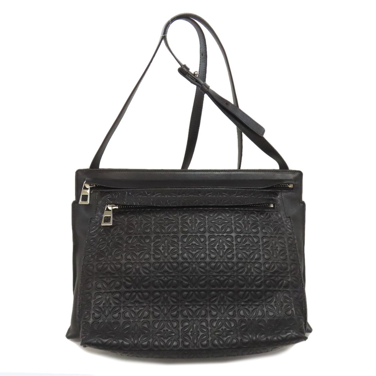 LOEWE ロエベ アナグラム ショルダーバッグ レザー レディース