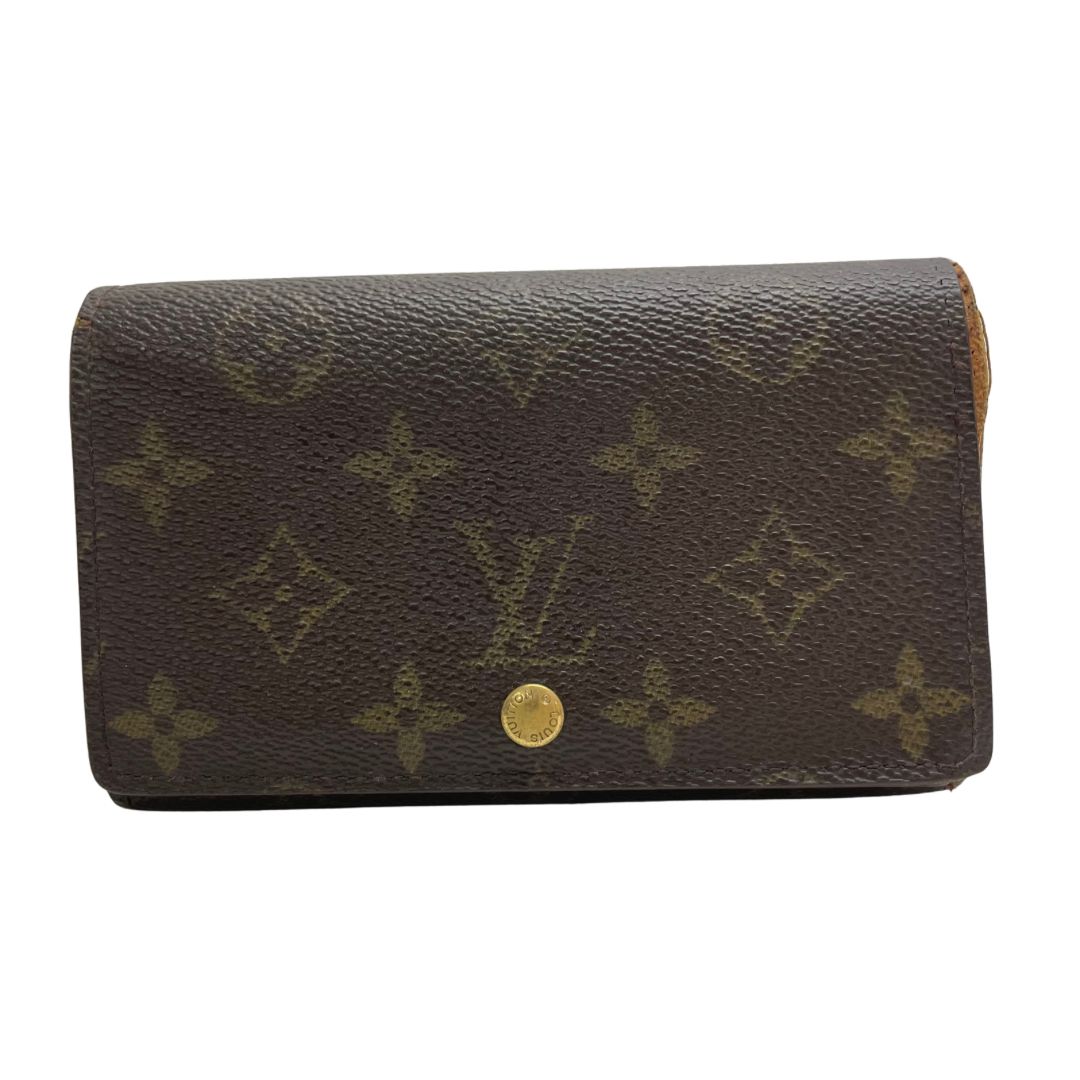 【美品】LOUIS VUITTON ルイヴィトン　折財布　モノグラム レザー 2307 LOUIS VUITTON ルイヴィトン モノグラム 折り財布