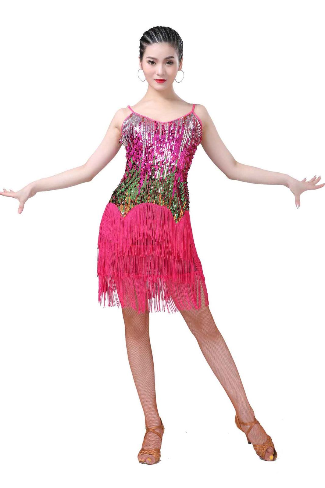 ハロウィン ラテン ダンス 衣装 社交ダンス レディース ラテンダンス  