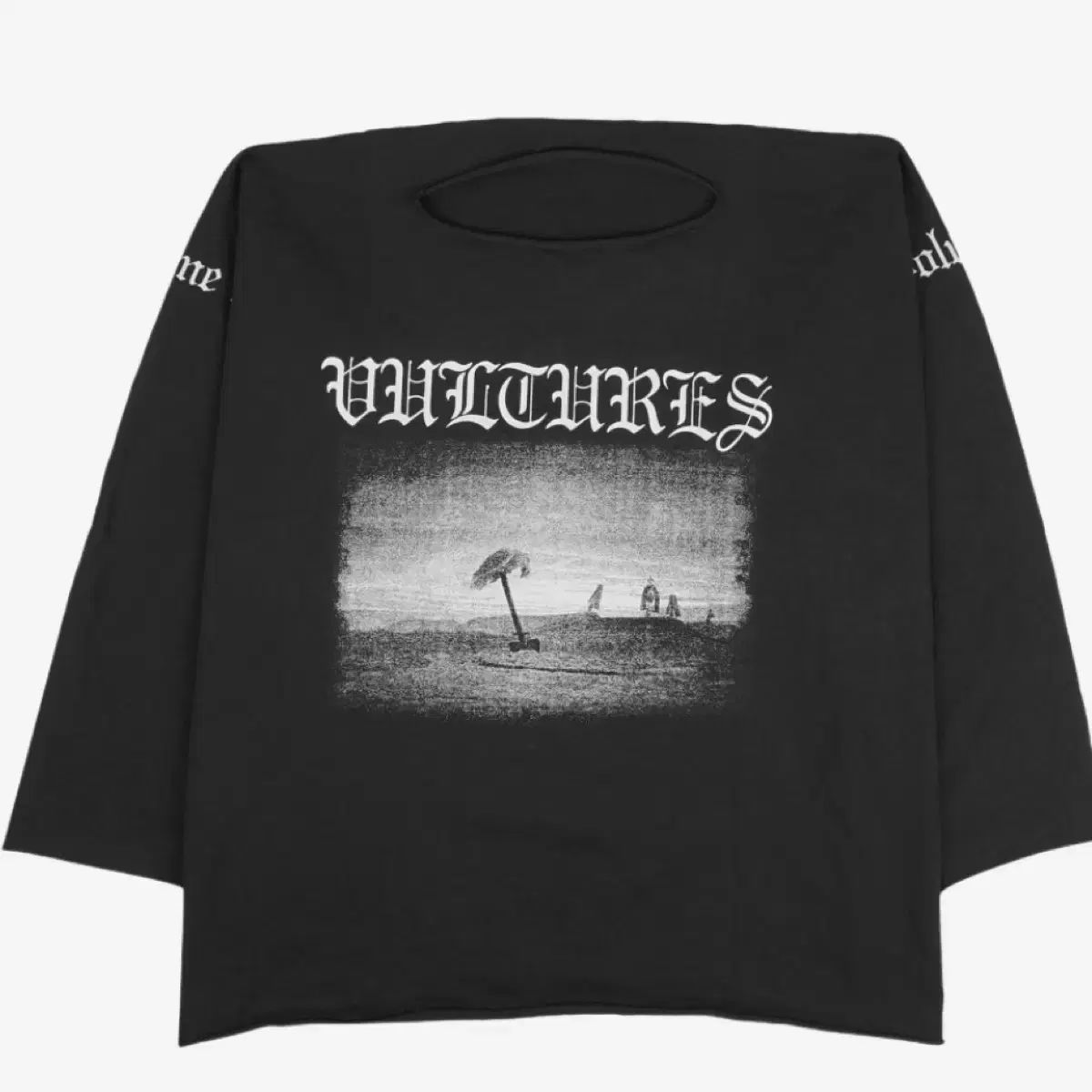 イージー バルチャーズ ロング Tシャツ 黒 カニエ 西