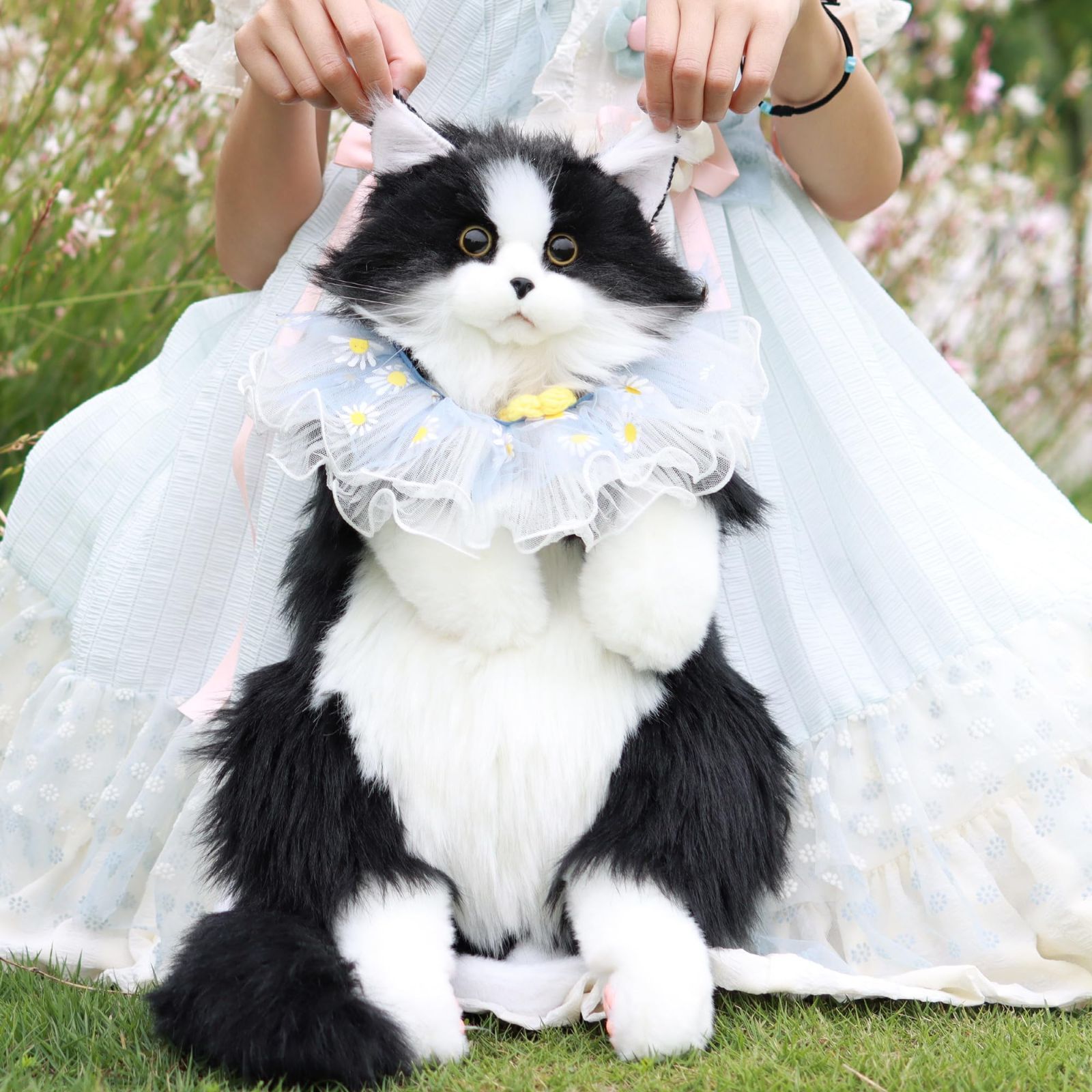 Chongker 猫 ぬいぐるみ本物そっくりバッグ Amazon.co.jp: [Chongker] リアルな猫型のバックパック 小さい
