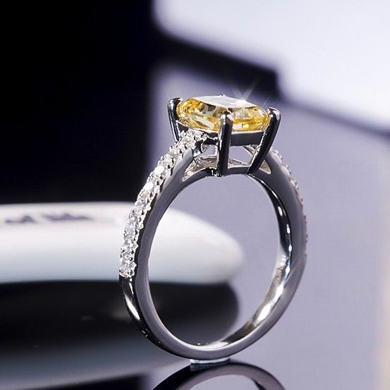天然石 ダイヤモンド サファイア リング 指輪 刻印有 - アクセサリー
