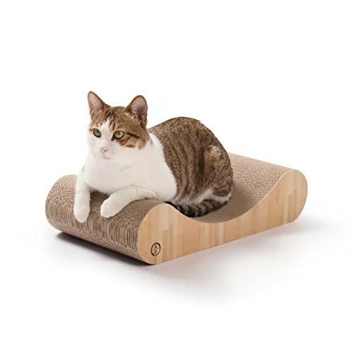 猫壱 バリバリベッド M カール ライトブラウン