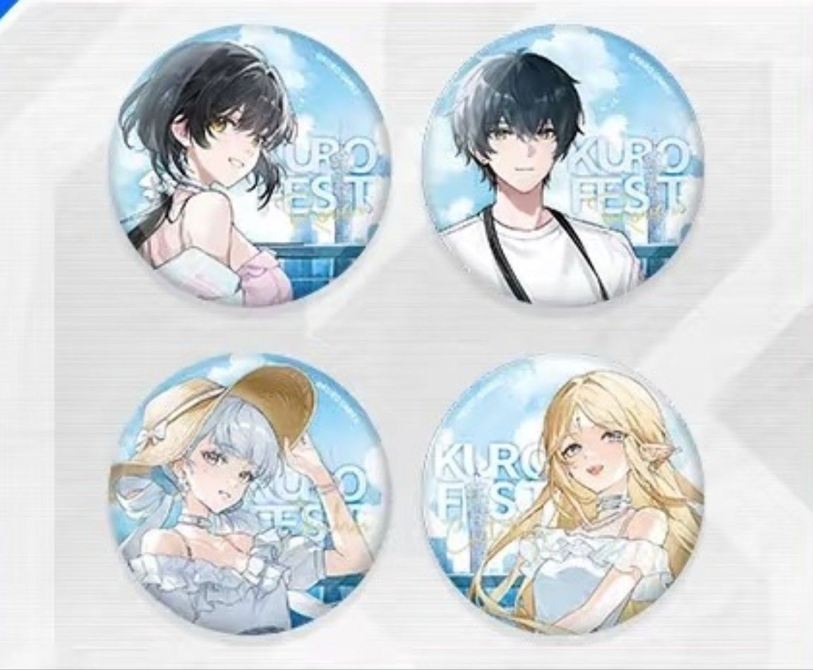 鳴潮 カルテジア 今汐 漂泊者 缶バッジ クロゲームフェス 2025