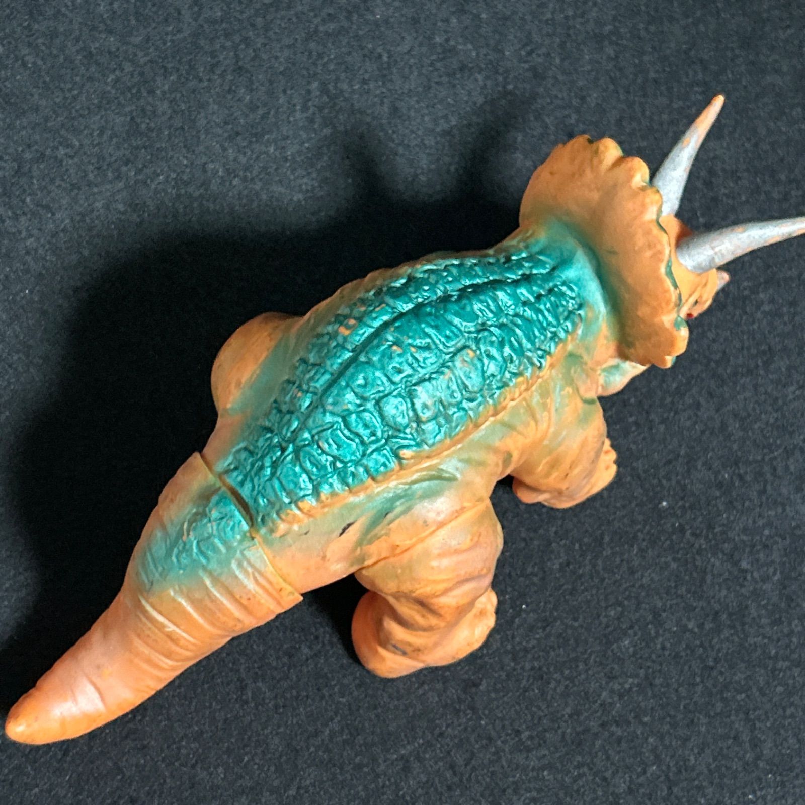 トリケラトプス マルサン ソフビ 当時物 恐竜 怪獣 レトロ おもちゃ