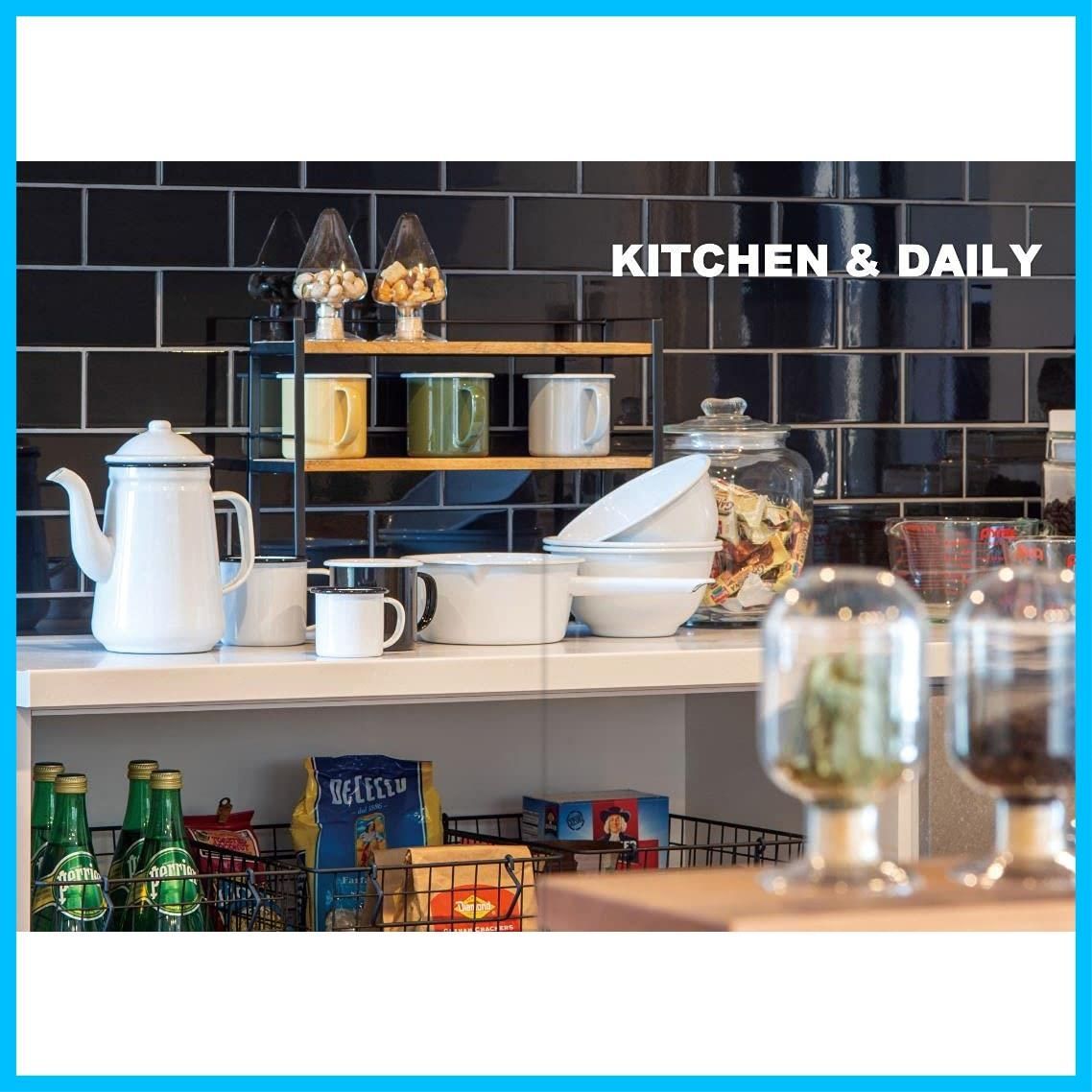 キャニスターL ホワイト ホーロー 545 L PL