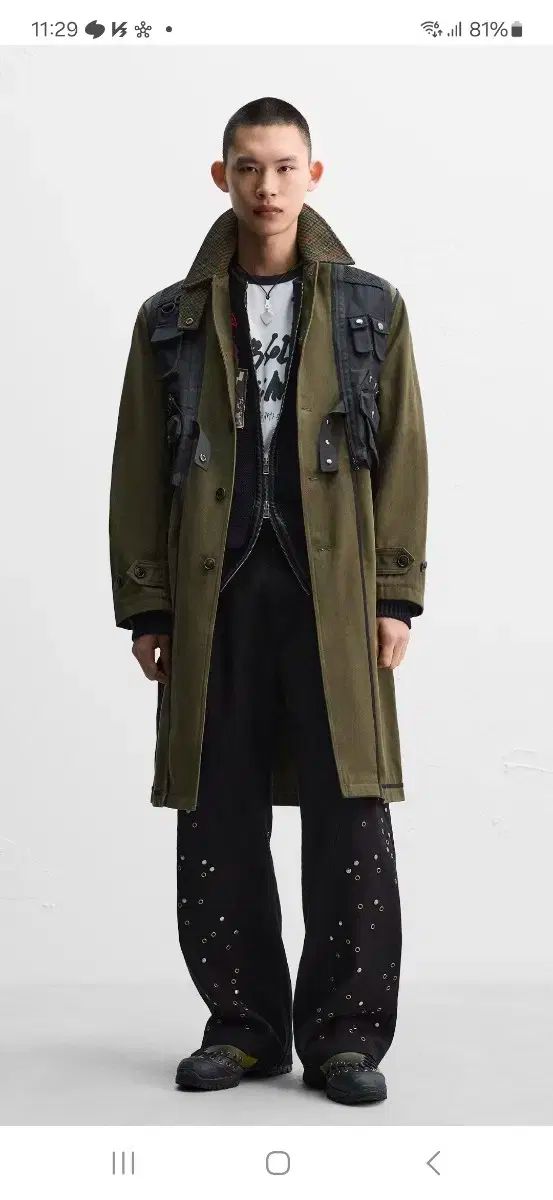 【UNDERSON UNDERSON】チェスターコート　キャメル UNDERSON UNDERSON】チェスターコート キャメル
