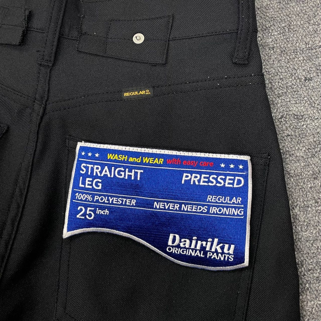 代引可】 DAIRIKU Pressed 22AW Straight Pants Straight Pressed