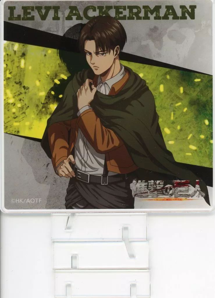 中古】コースター リヴァイ・アッカーマン アクリルコースタースタンド