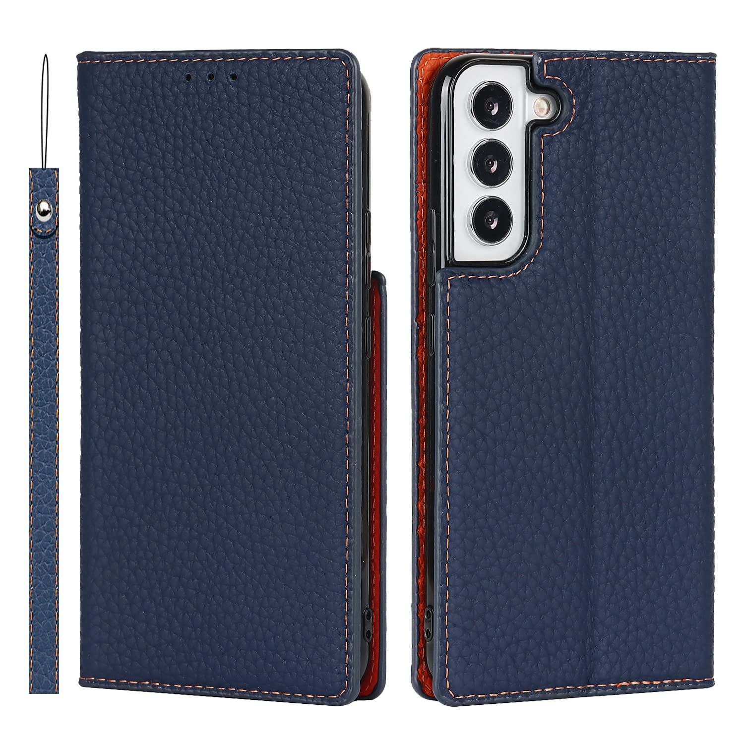 【人気商品】samsung ドコモ サムスン au docomo SCG13 スマホケース SC-51C 本革 ストラップ 手帳型 耐衝撃 ケース ケース カバー ケース SoftBank SC51C カード収納 ギャラクシーs22 S22 レザー galax