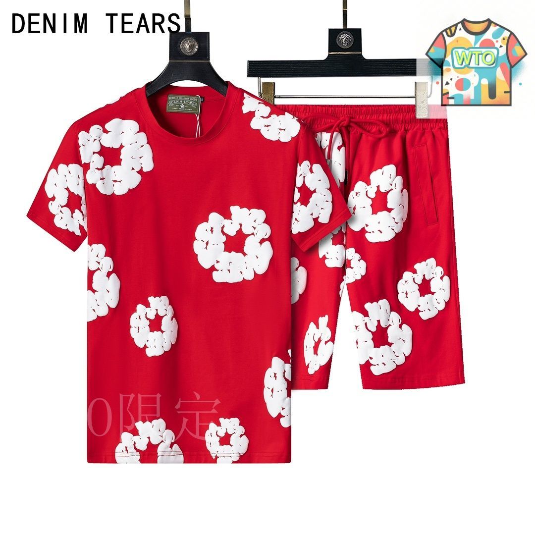 Denim tears 上下セットMサイズ ‼️ 即日発送‼️ SAINT M×××××× ×DENIM TEARS HOODIE GRAFFITTI 3月12日10:00発売