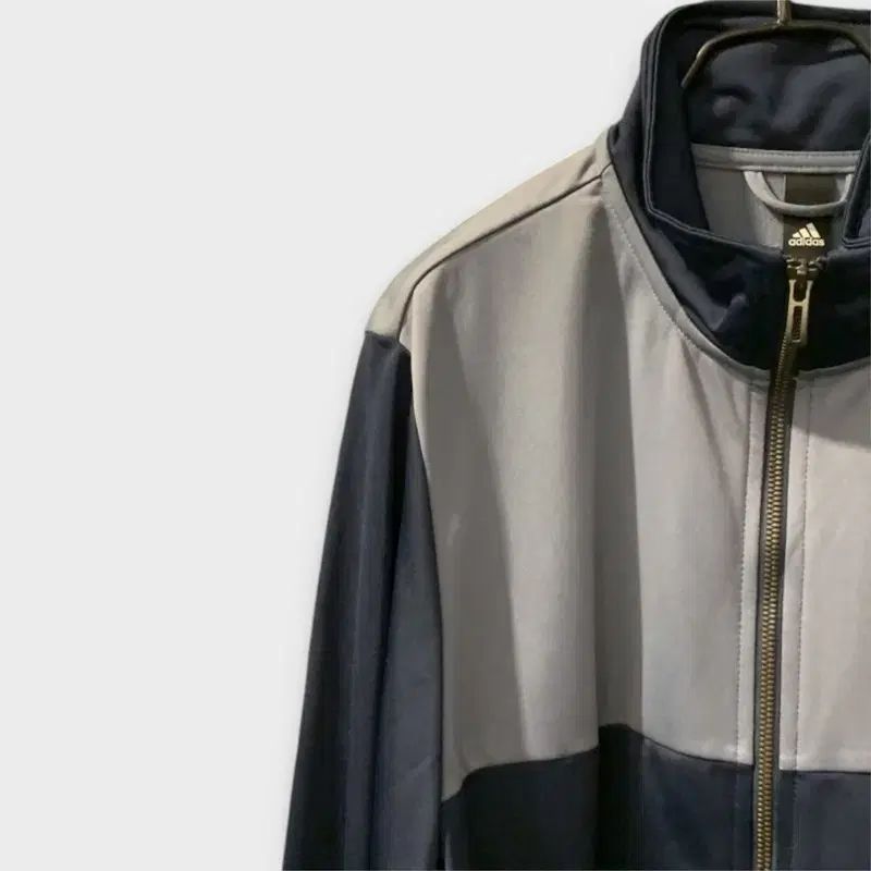 adidas 灰X黒 バイカラー スウェット アディダス M ブルゾン ジャージ adidas - adidas 灰X黒 バイカラー スウェット アディダス M