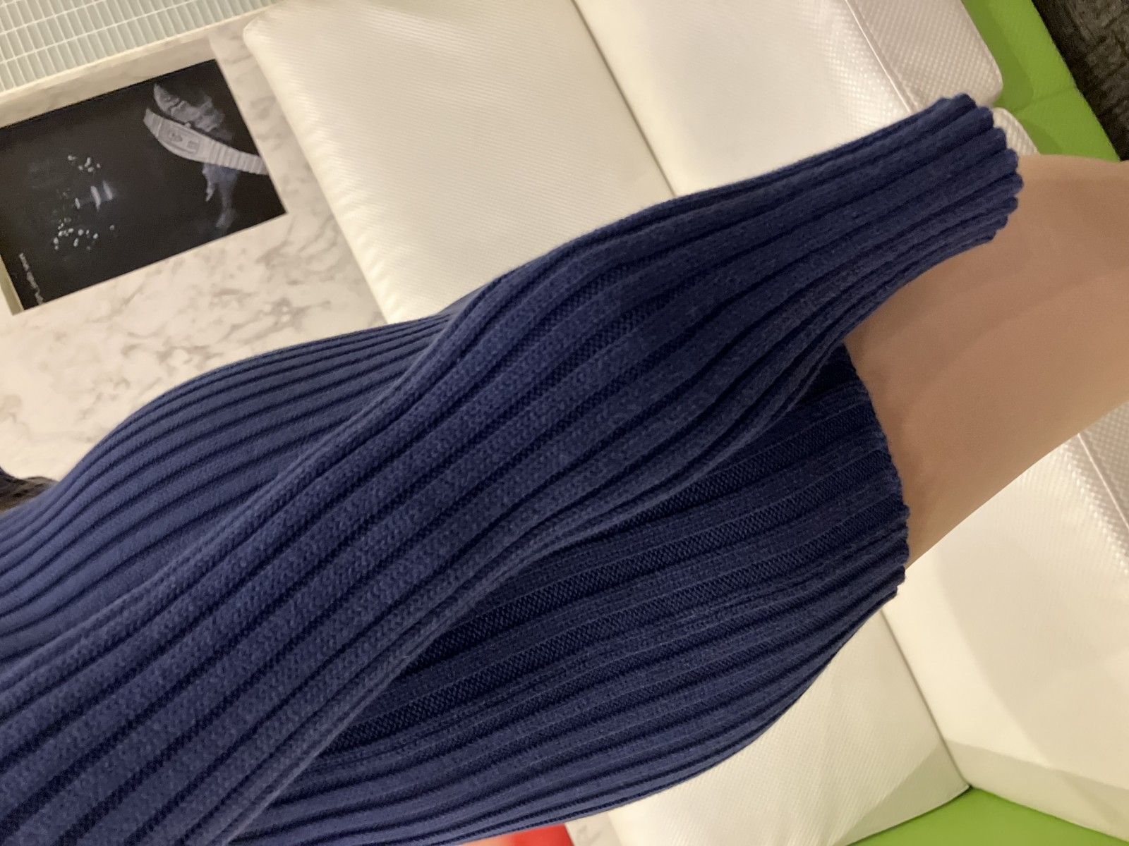 フォロー割5% ARMANI エンポリオアルマーニ ニット ワンピース ミニ 丈 