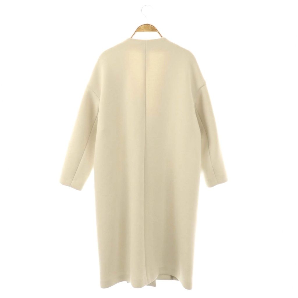 Plage プラージュ　ノーカラーリバーコート　ロング　スポンジ　ベージュ Plage(プラージュ)の「スポンジリバーコート◇」 - PARTE