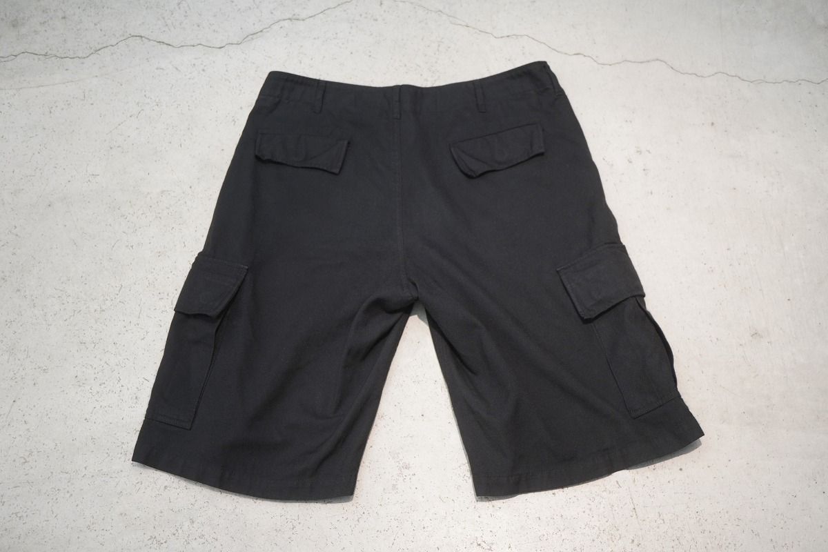 正規 18SS COMME des GARCONS HOMME コムデギャルソン オム 製品染め カーゴ ショート パンツ ショーツ HA-P010 L黒 本物830P♪