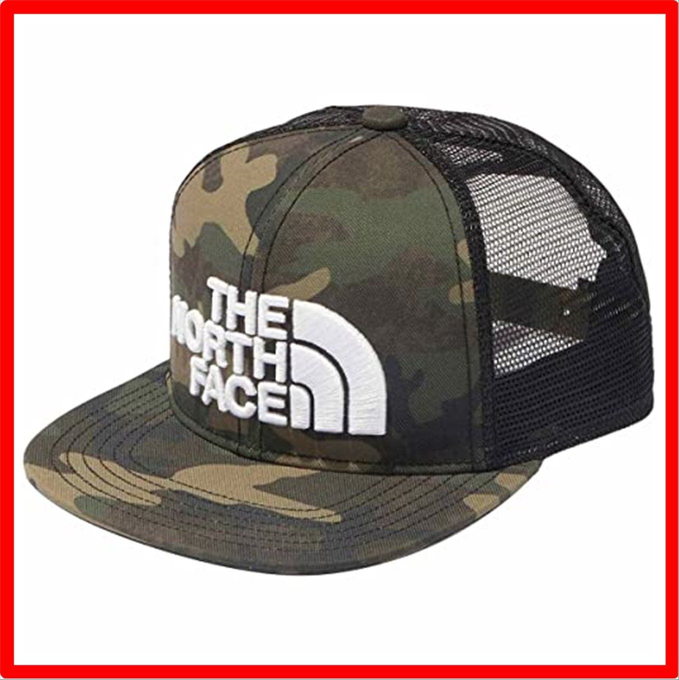 【匿名配送】TNFカモ_Free Size [ザノースフェイス] Message Mesh Cap NN02333 TNFカモ F